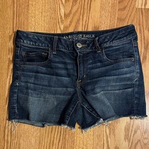American Eagle Outfitters Dark Blue Jean Shorts